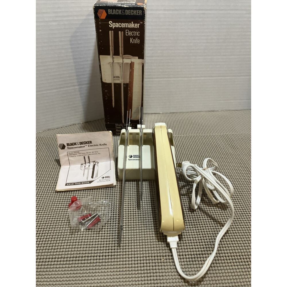 Black & Decker Spacemaker Electric Knife Lightweight Blades EK30D